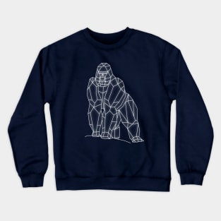 Geometric Gorilla Crewneck Sweatshirt